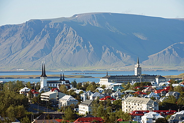 City view, Reykjavik, Iceland, Polar Regions