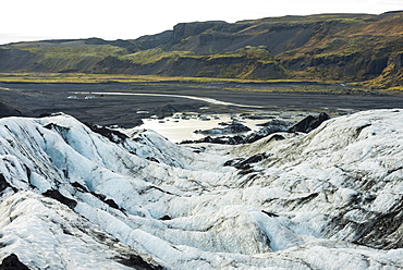 Myrdalsjokull glacier, Iceland, Polar Regions