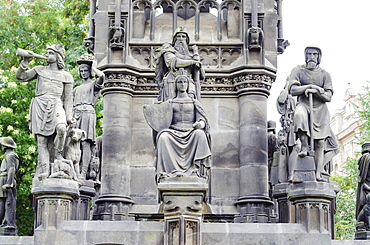 Kranner fountain in Park of National Awakening, by Josef Ondrej Kranner 1844-1846, Prague, Czech Republic, Europe