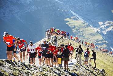 Jungfrau marathon, Bernese Oberland, Switzerland, Europe