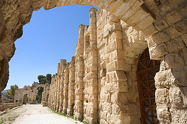 Preserved Roman city, Jerash, Jordan, Middle East