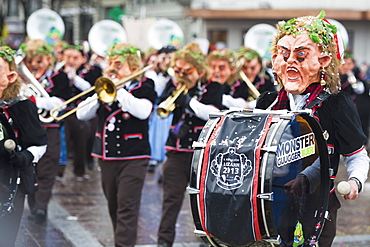 Fasnact spring carnival parade, Lucerne, Switzerland, Europe