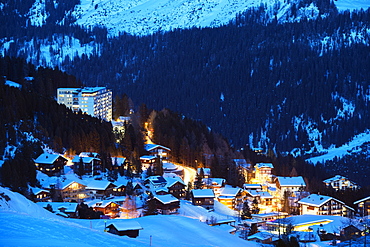 Arosa mountain resort, Graubunden, Swiss Alps, Switzerland, Europe