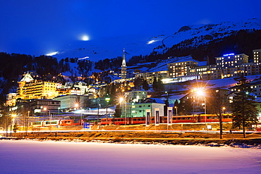 St. Moritz, Graubunden, Swiss Alps, Switzerland, Europe