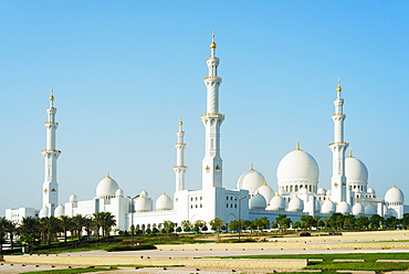 Sheikh Zayed Grand Mosque, Abu Dhabi, United Arab Emirates, Middle East