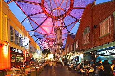 Nightlife, Clarke Quay, Singapore, Southeast Asia, Asia