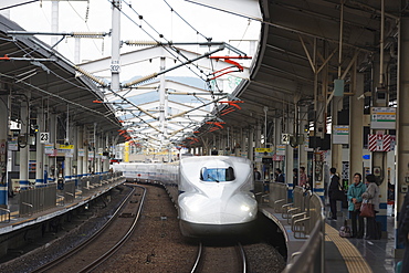 Shinkansen bullet train, Honshu, Japan, Asia