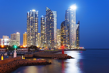 City skyline, Busan, South Korea, Asia