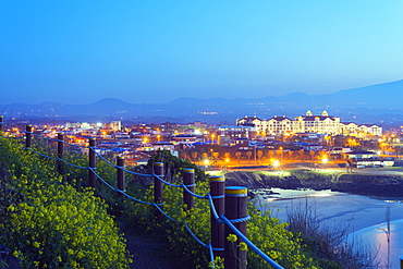 Coastal scenery at Gimnyeong Seongsegi beach resort, Jeju Island, South Korea, Asia