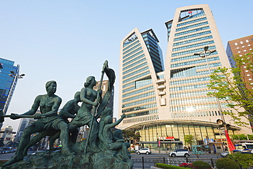 Post Office tower building in Post Office Square, Seoul, South Korea, Asia