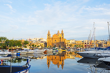 St. Joseph's Church, Msida Creek Harbour, Valletta, Malta, Mediterranean, Europe