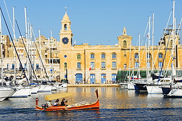 Grand Harbour Marina, Vittoriosa (Birgu), The Three Cities, Malta, Mediterranean, Europe