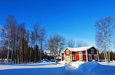 Gamelstad, Open Air Museum, UNESCO World Heritage Site, Lulea, Lapland, Arctic Circle, Sweden, Scandinavia, Europe