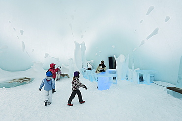 Ice Bar, Ice Hotel, Kiruna, Lapland, Arctic Circle, Sweden, Scandinavia, Europe