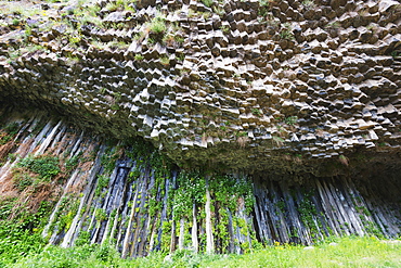 Symphony of Stones basalt columns, UNESCO World Heritage Site, Garni, Kotayk Province, Armenia, Caucasus, Central Asia, Asia