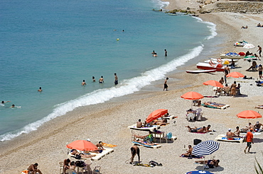 Beach area, Byblos, Lebanon, Middle East