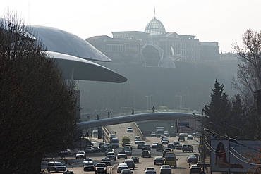 Public Service Hall, House of Justice and Presidential Palace, Tbilisi, Georgia, Caucasus, Central Asia, Asia