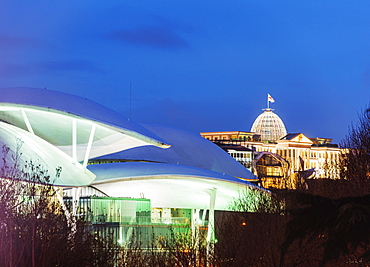 Public Service Hall, House of Justice and Presidential Palace, Tbilisi, Georgia, Caucasus, Central Asia, Asia