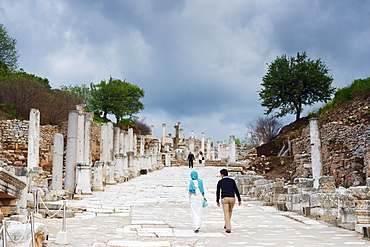 Ephesus, ancient Roman ruins, Selcuk, Anatolia, Turkey, Asia Minor, Eurasia