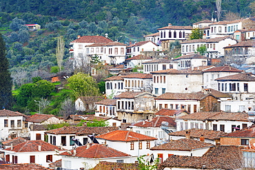 Sirince old town near Selcuk, Anatolia, Turkey, Asia Minor, Eurasia