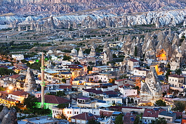 Landscape at Goreme, UNESCO World Heritage Site, Goreme, Cappadocia, Anatolia, Turkey, Asia Minor, Eurasia