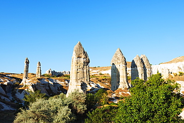 Landscape at Goreme, UNESCO World Heritage Site, Goreme, Cappadocia, Anatolia, Turkey, Asia Minor, Eurasia