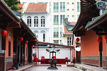 Thian Hock Keng Temple, Chinatown, Singapore, Southeast Asia, Asia