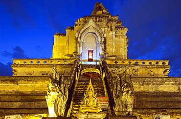 Wat Chedi Luang Worawihan temple, Chiang Mai, Thailand, Southeast Asia, Asia