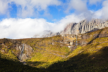 Waterfall, Andringitra National Park, Ambalavao, central area, Madagascar, Africa