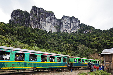 Fianarantsoa to Manakara FCE train, eastern area, Madagascar, Africa