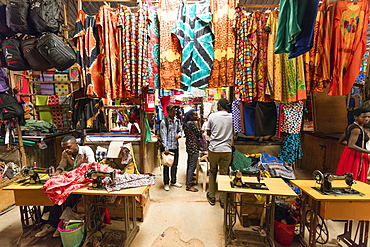 Clothing market, Kigali, Rwanda, Africa