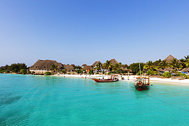 Nungwi Beach resort, Island of Zanzibar, Tanzania, East Africa, Africa