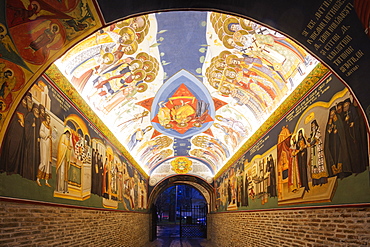 The Antim Monastery, built between 1713 and 1715 by Saint Antim Ivireanu, Bucharest, Romania, Europe