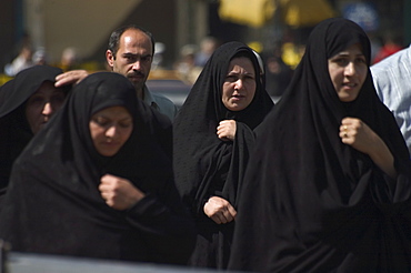 Women in traditional clothes, Damascus, Syria, Middle East