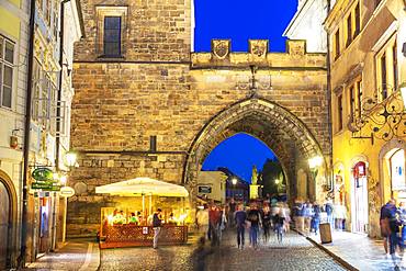 Old Town walls, Prague, UNESCO World Heritage Site, Bohemia, Czech Republic, Europe