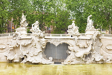 Neptune Fountain, Turin, Piedmont, Italy, Europe