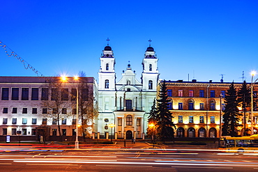 Baroque Cathedral of Saint Virgin Mary, Minsk, Belarus, Eastern Europe