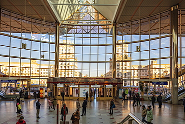 Minsk railway station interior, Minsk, Belarus, Eastern Europe