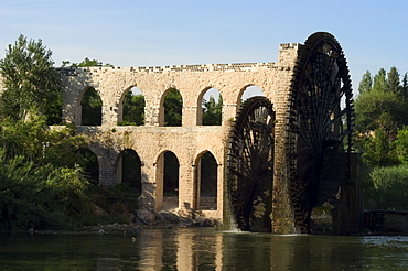 Water wheel on the Orontes River, Hama, Syria, Middle East