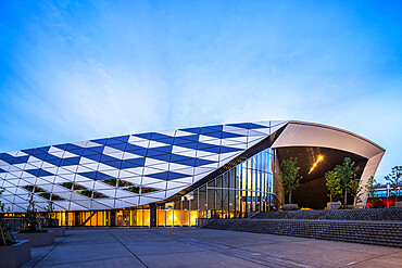 Musashino Forest Sport Plaza, designed by architectural firm Nihon Sekkei, Chofu, Tokyo, Japan, Asia