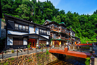 Ginzan Onsen, Yamagata Prefecture, Honshu, Japan, Asia