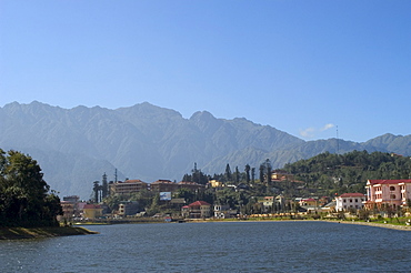 Sapa lake, Mount Fansipan, Sapa, Northern Vietnam, Southeast Asia, Asia