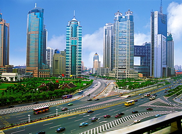 New  buildings  in Pudong, Shanghai, China