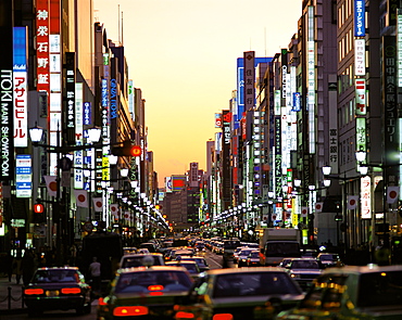 Ginza by night  Tokyo, Japan