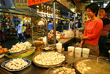 A tofu shop at Tofu food street, Taipei, Taiwan