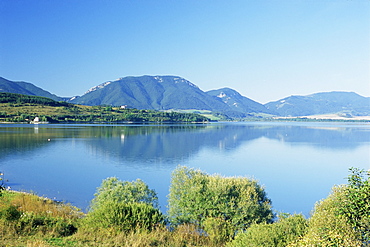 Liptovska Mara Lake and Chocske Hills, Liptov, Zilina region, Slovakia, Europe