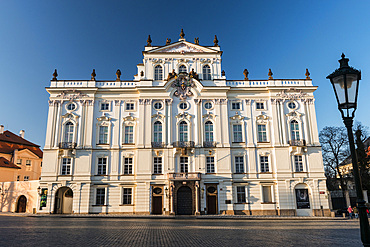 Rococo Archbishops Palace, Hradcany Square, Hradcany, UNESCO World Heritage Site, Prague, Czechia, Europe