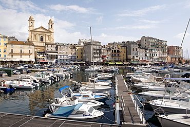 The yacht port of Bastia, Corsica, France, Mediterranean, Europe