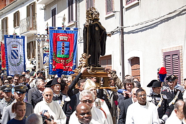 San Domenico dei Serpari (St. Dominic of the Snakes), Cocullo, Abruzzi, Italy, Europe