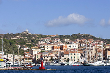 View of the port, La Maddalena, Maddalena Islands, Sardinia, Italy, Mediterranean, Europe